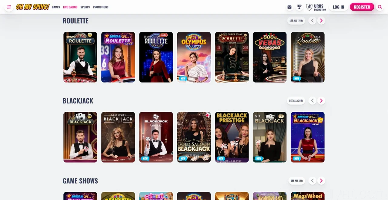 Ohmyspins Casino Casino